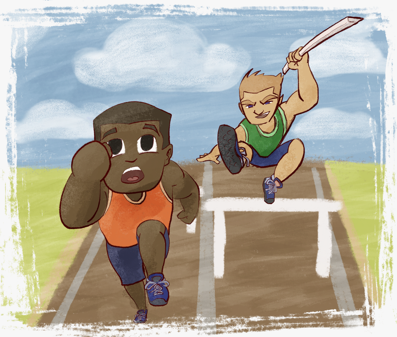 Illustration for article titled Crash ’N’ The Boys gave school sports the super spin head-butt they needed